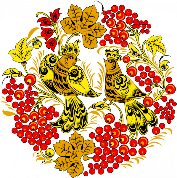 Хохлома узор