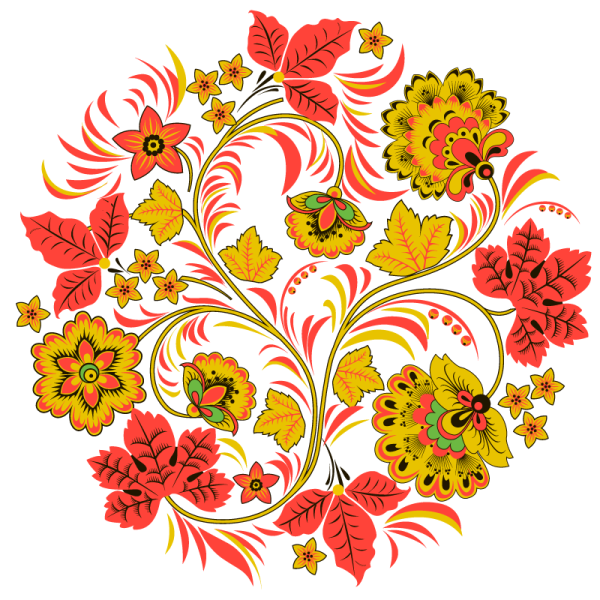 Хохломская роспись Жар птица