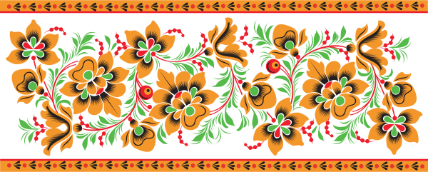 Хохломская роспись Золотая Хохлома