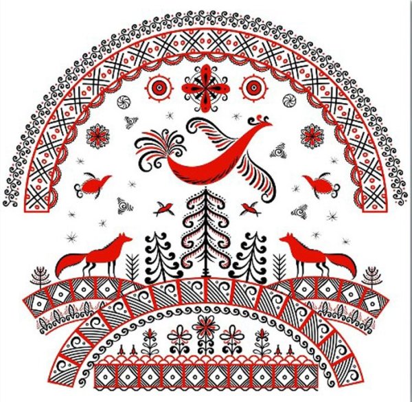 Россиночка Хохломская роспись