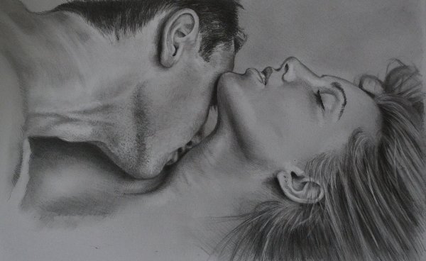 Рисованные картинки про любовь