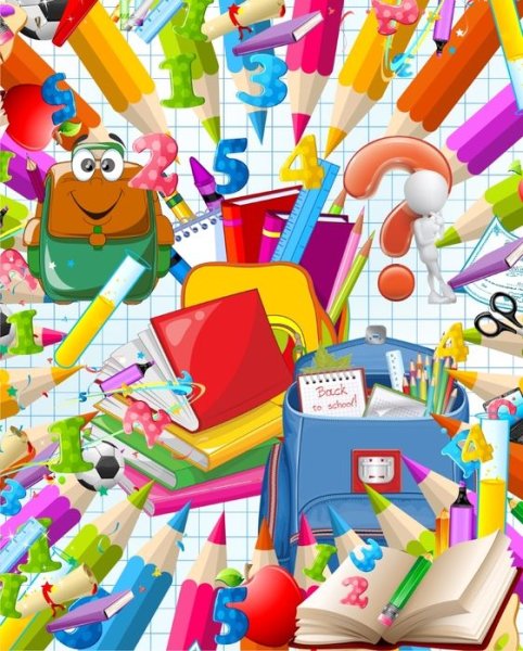 Фоновые рисунки на тему школа