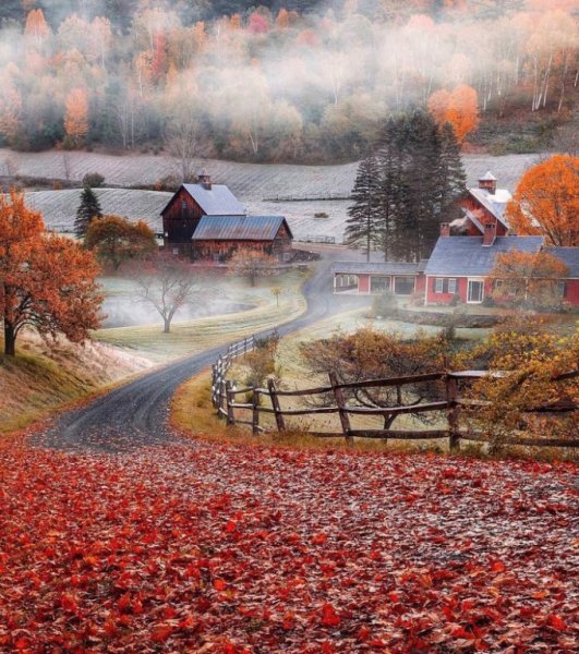 Осенний Вермонт США