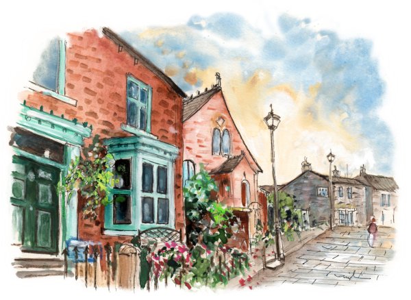 Улица рисунок