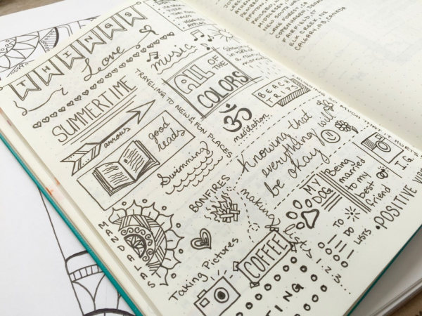 Украшение конспектов