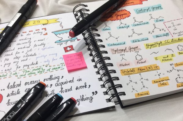 Оформление схем в конспекте