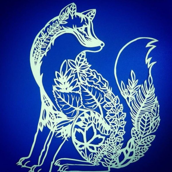 Вырезание из бумаги