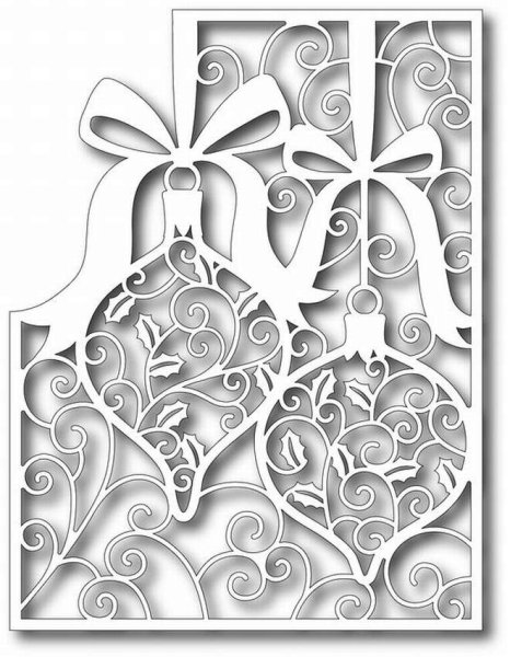 Ажурное вырезание новый год