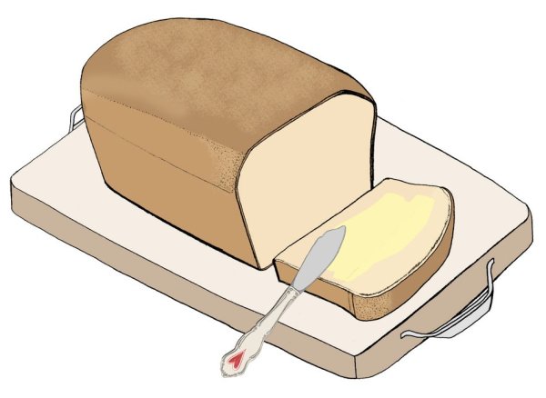 Хлеб рисунок для детей