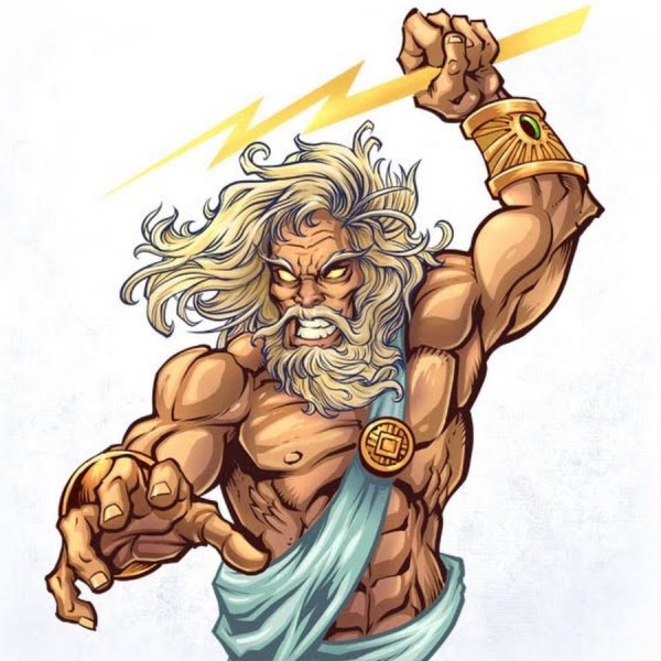 Мифы древней Греции Зевс рисунок