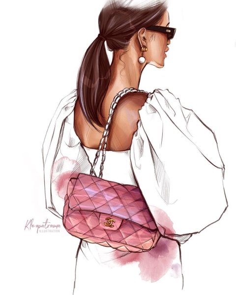 Женщина рисунок