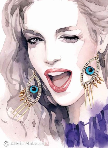 Стильные успешные девушки рисунки