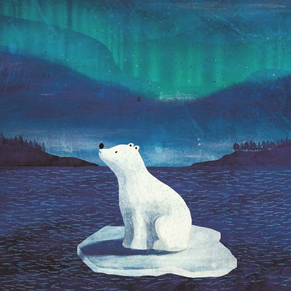 Умка и Северное сияние