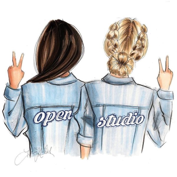 Рисунок на день рождения лучшей подруге