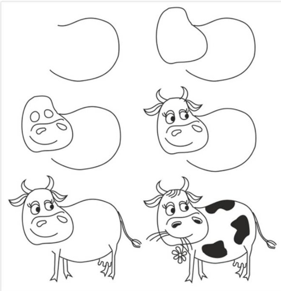 Рисунки для срисовки лёгкие