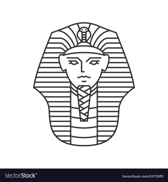 Египетский фараон рисунок саркофаг