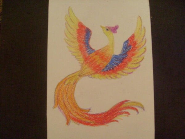 Рисование Жар птицы