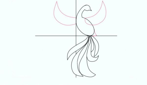 Феникс раскраска