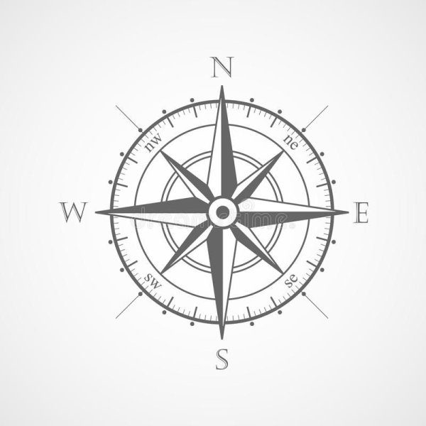 Роза ветров вектор
