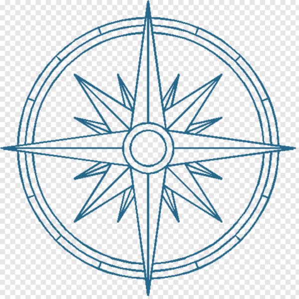 Звезда компаса эскиз