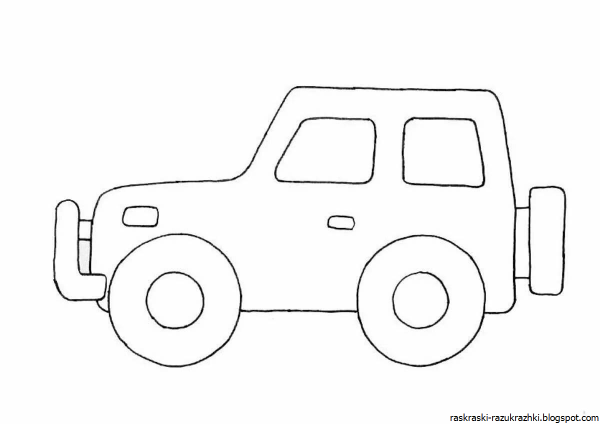 Машина карандашом для детей