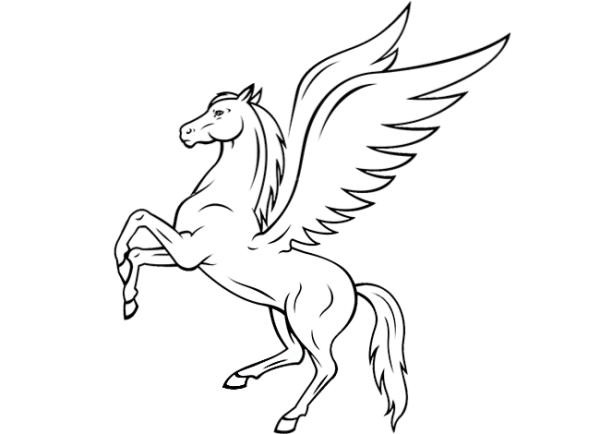 Пегас для рисования