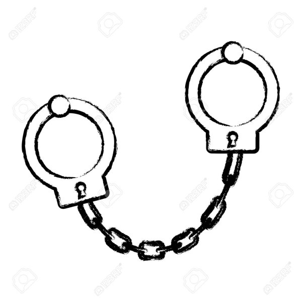 Связанные руки эскиз