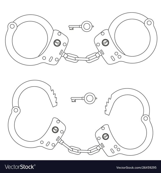 Наручники рисунок карандашом