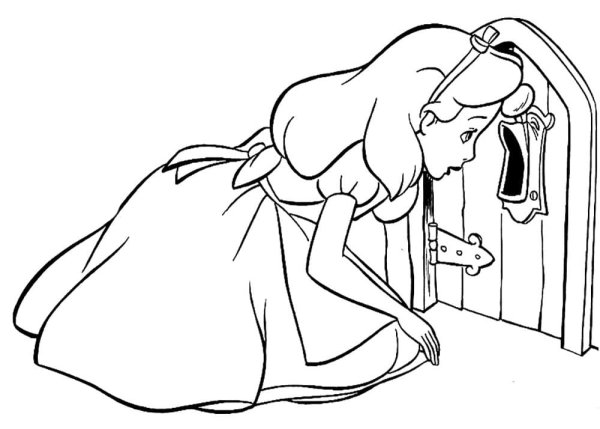 Алиса в стране чудес рисовать