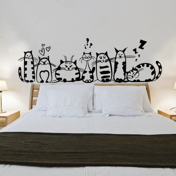 Трафареты для спальни на стену