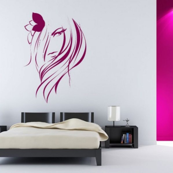 Трафарет абстракция на стену