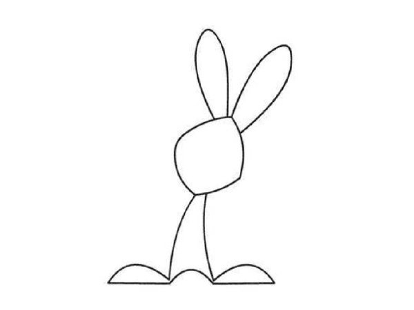 Рисование зайчика
