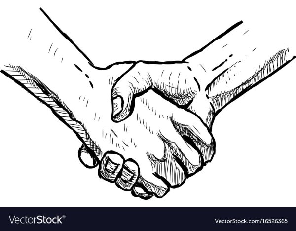 Рукопожатие иллюстрация