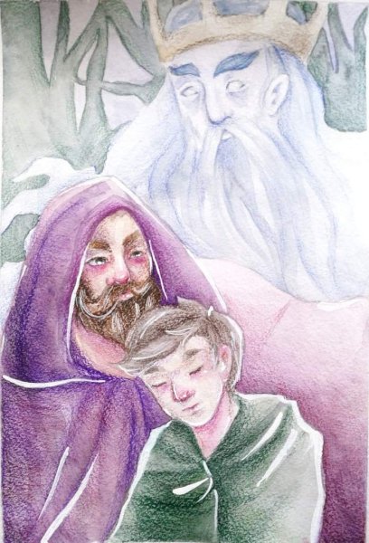 Лесной царь рисунок