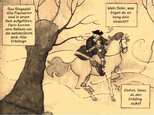 Иллюстрация к балладе Лесной царь ф.Шуберта