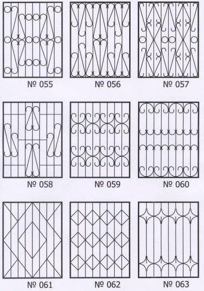 Решетки на окна размер 1.400 1.400