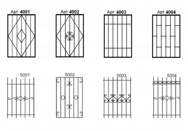 Решетки на окна размер 1.400 1.400