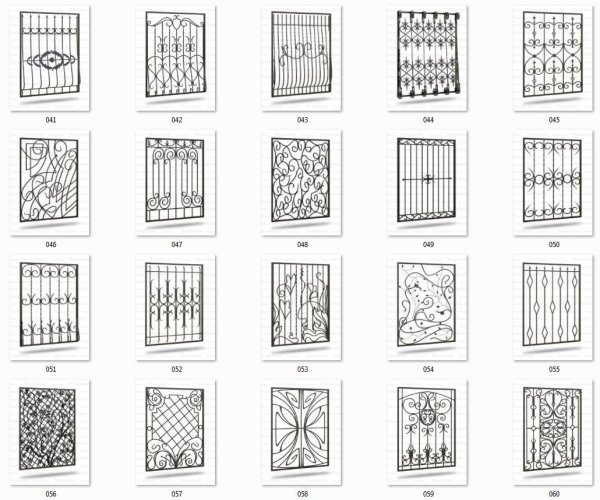 Решётки на окна эскизы