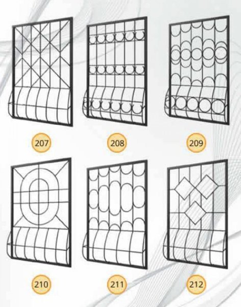 Решетки на окна чертеж
