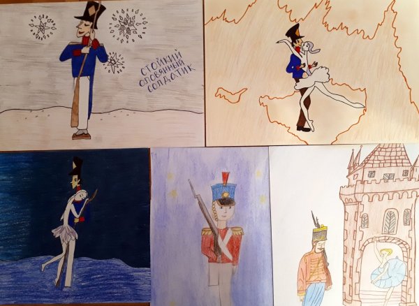 Андерсен стойкий оловянный солдатик рисунок