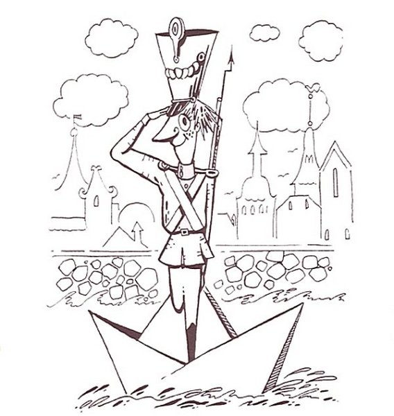 Сказки Андерсена оловянный солдатик