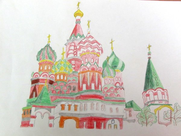 Собор Василия Блаженного отмывка