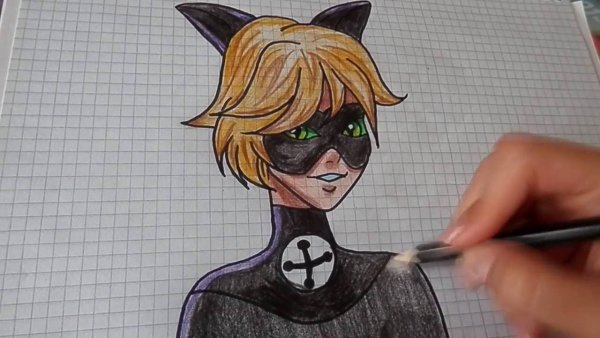 Как нарисовать леди баг