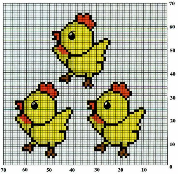 Вышивка детская простая