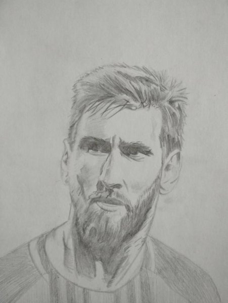 Лео Месси портрет