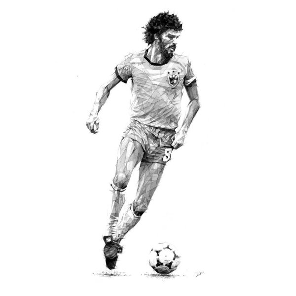 Набросок футболиста