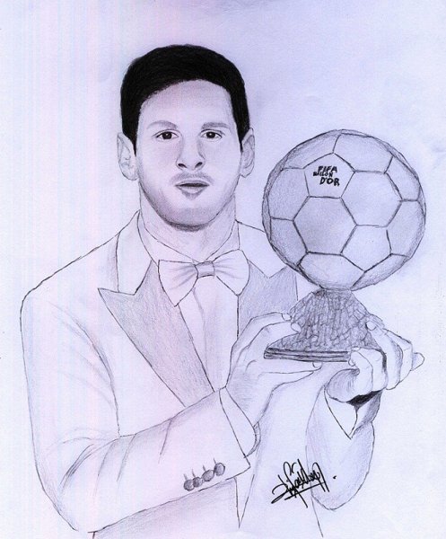 Раскрашивать футболиста Лионель Месси