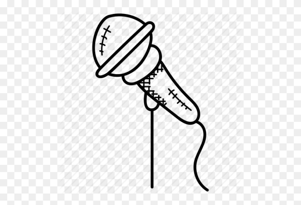 Микрофон рисунок карандашом