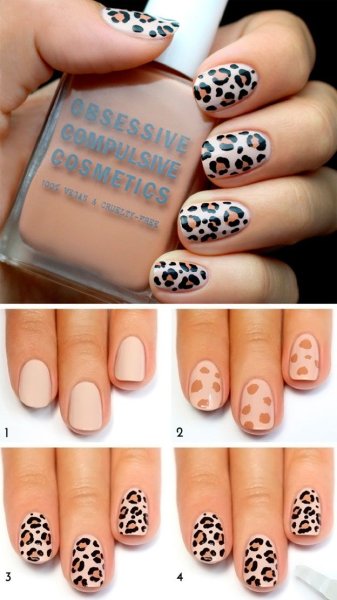 Рисунок на ногти простой и красивый