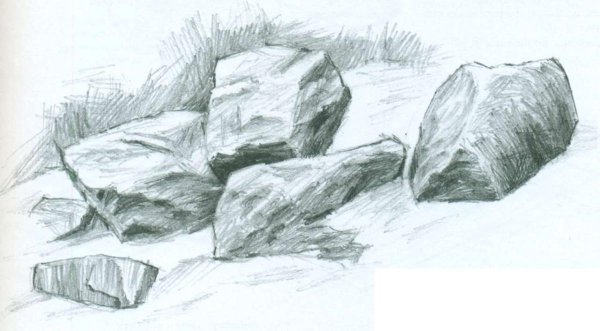 Зарисовки крупных камней